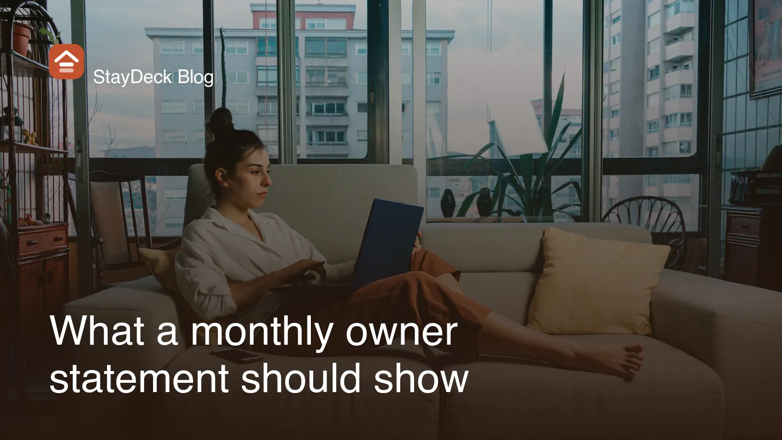 Cover: what a monthly owner statement should show