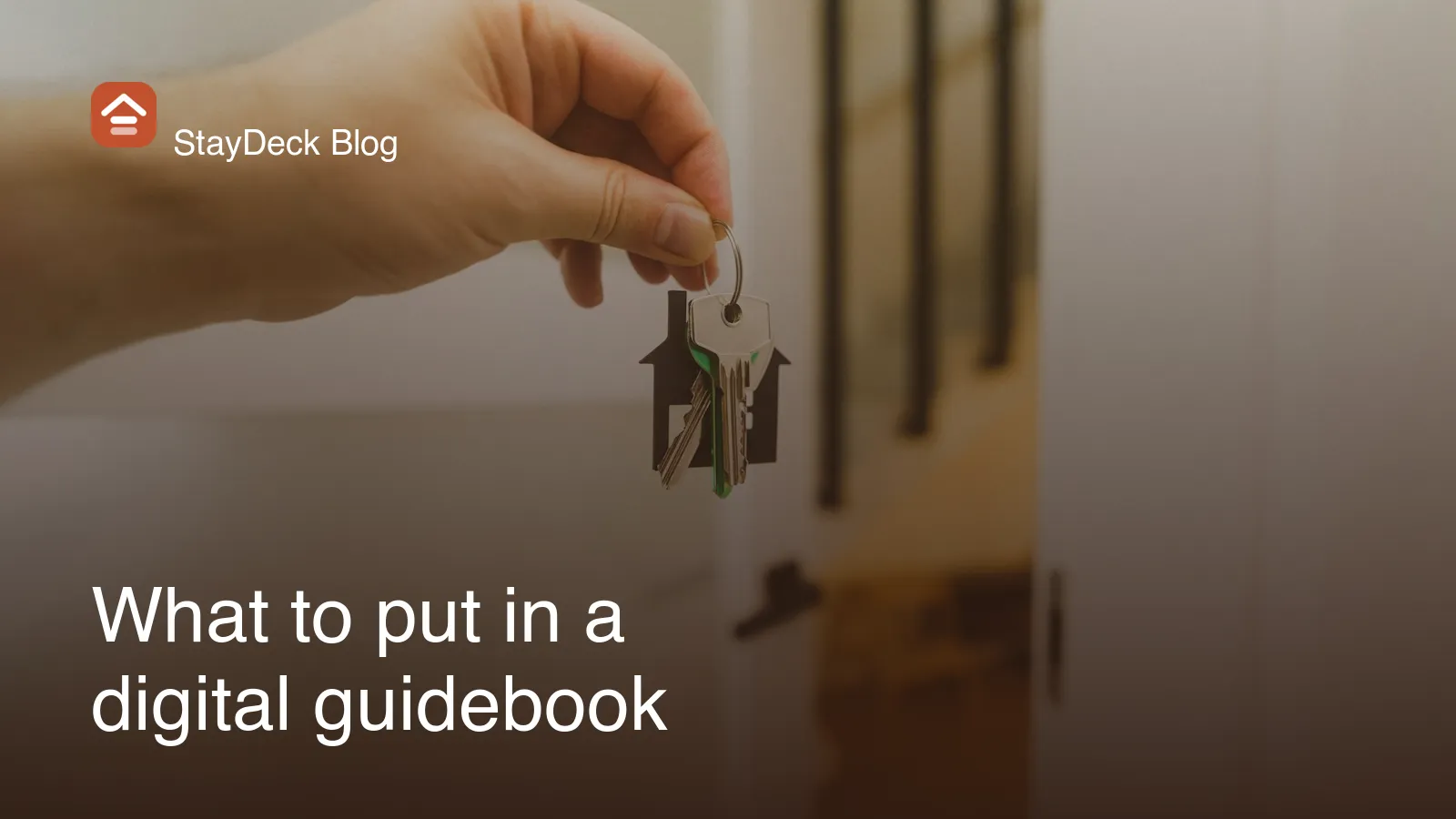 Cover: what to put in a digital guidebook for a short-term rental