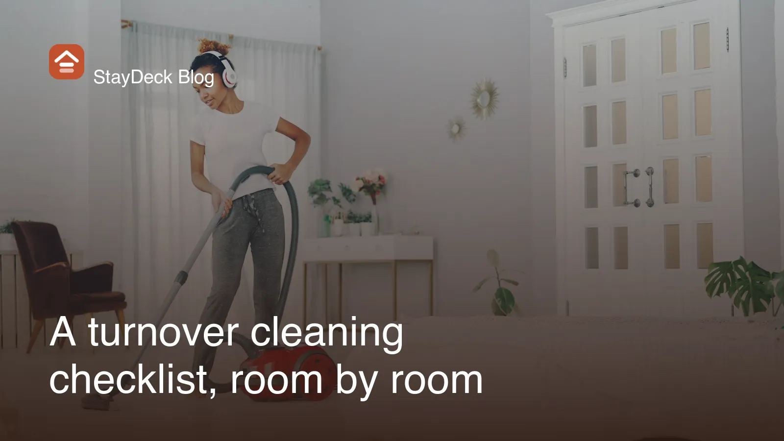 Cover: a turnover cleaning checklist for short-term rentals